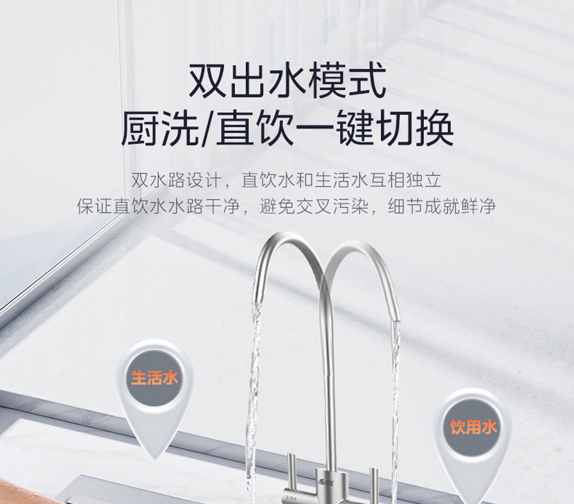 龍勝雙出水凈水機系列